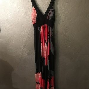 Floral Maxi Length Dress